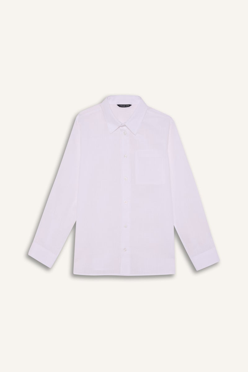 ديفاكتو قميص بمظهر كتان أولادي - Image 1